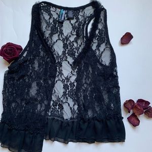 Lace vest
